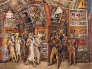 Reginald Marsh Twenty Cent Movie oil